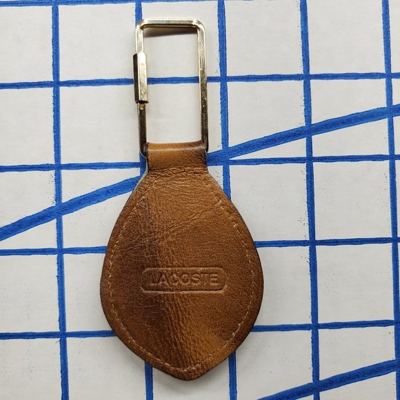 Lacoste Izod vintage leather keyring - Picture 4 of 6